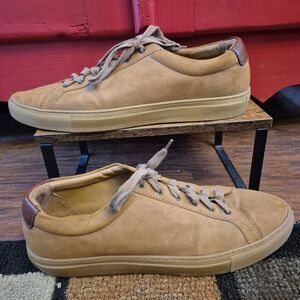 Goodfellows Men Size 13 Brown Faux suede Tennis Shoes Walking Casual Worn 1 Time
